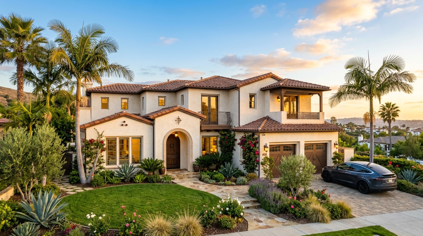A beautiful Humboldt rental home at golden hour